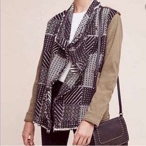 Anthropologie HEI HEI Fringed Fieldwork Anorak Jacket Pockets Drawstring XS
